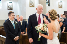 Bride walked down aisle by father's heart recipient Bride walked down aisle by father's heart recipient