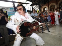 Elvis fever shakes, rattles and rolls Australian town