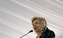 US Secretary of State Hillary Clinton arrives in India US Secretary of State Hillary Clinton arrives in India