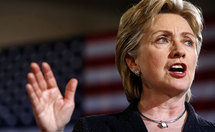 Clinton insists ties with Obama are strong