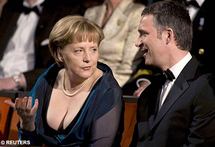 Merkel's cleavage spices up German election campaign Merkel's cleavage spices up German election campaign