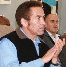 Botswana leader's party sails to victory Botswana leader's party sails to victory