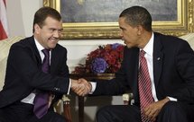 President Dmitry Medvedev and President Barack Obama President Dmitry Medvedev and President Barack Obama