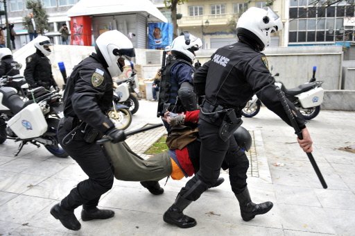 The Athens demonstration on Sunday