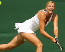 Sharapova slams Voegele to reach first semi-final since April