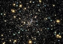 A star cluster in outer space