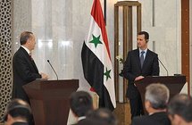 Turkish Prime Minister Recep Tayyip Erdogan and Syrian President Bashar al-Assad