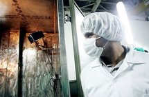A technician at the Isfahan Uranium Conversion Facilities A technician at the Isfahan Uranium Conversion Facilities