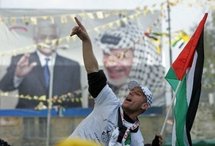 A Fatah supporter (AFP/Hazem Bader)