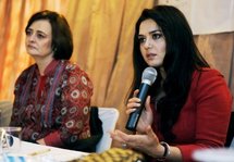 Preity Zinta (right) Preity Zinta (right)