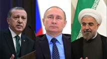 Putin hosts Erdogan and Rowhani to discuss Syria