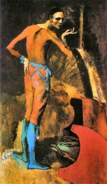 Part of 'The Actor' by Pablo Picasso