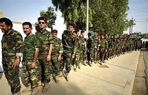 Iraqi Kurdish peshmerga, in Arbil