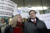 Andrew Wakefield and his wife Carmel (AFP/Shaun Curry) Andrew Wakefield and his wife Carmel (AFP/Shaun Curry)