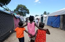 Children in Port-au-Prince