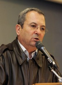 Israeli Defence Minister Ehud Barak