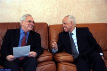 Christopher Ross (left) with UN ambassador to Morocco Mohamed Loulichkli Christopher Ross (left) with UN ambassador to Morocco Mohamed Loulichkli