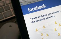 The Internet homepage of 'Facebook' The Internet homepage of 'Facebook'