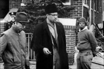 Malcolm X (centre)