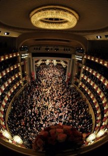 The opening ceremony of Vienna's 54th annual Opera Ball The opening ceremony of Vienna's 54th annual Opera Ball