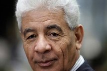 Foreign Minister Mussa Kussa arrives to attend the second day of the Arab summit in Sirte. (AFP/Joseph Eid) Foreign Minister Mussa Kussa arrives to attend the second day of the Arab summit in Sirte. (AFP/Joseph Eid)