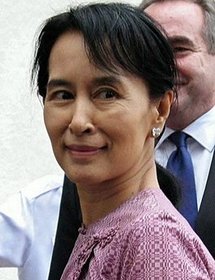 Aung San Suu Kyi in 2009. (AFP/File/Hla Hla Htay)