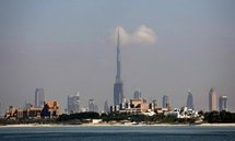 The Dubai skyline. The Dubai skyline.