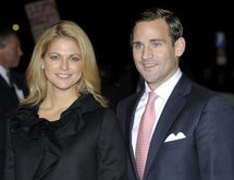 Sweden's Princess Madeleine (left) and Jonas Bergstroem are pictured in 2009. Sweden's Princess Madeleine (left) and Jonas Bergstroem are pictured in 2009.