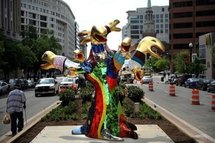 Saint Phalle's 'Nanas' open outdoor exhibit in US capital Saint Phalle's 'Nanas' open outdoor exhibit in US capital