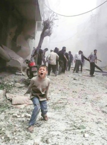 Russian airstrikes on Syria's Eastern Ghouta kill 57, monitor says Russian airstrikes on Syria's Eastern Ghouta kill 57, monitor says