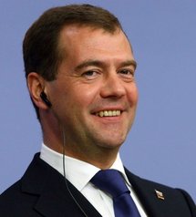 Russian President Dmitry Medvedev Russian President Dmitry Medvedev