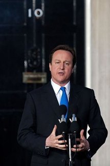 British Prime Minister David Cameron