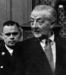 Han van Meegeren during his forgery trial in 1947. Han van Meegeren during his forgery trial in 1947.
