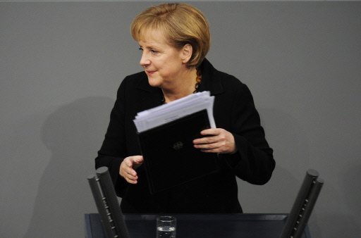 German Chancellor Angela Merkel