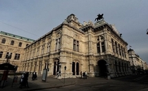 A view of the Vienna Opera House in February 2010
