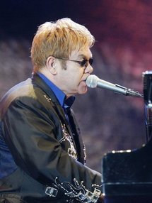 British pop star Elton John