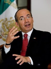 Mexican President Felipe Calderon