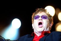 Elton John performs during Rabat's international Mawazine music festival on 26th May 2010.