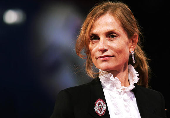 French film star Isabelle Huppert