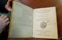 The original edition of French philosopher Rene Descartes' 1637 work, 'Discourse on Method' (picture taken in 2005 in Evreux) The original edition of French philosopher Rene Descartes' 1637 work, 'Discourse on Method' (picture taken in 2005 in Evreux)