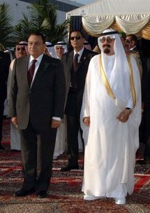 Saudi Arabia's King Abdullah (right) with Egypt's President Hosni Mubarak (left) Saudi Arabia's King Abdullah (right) with Egypt's President Hosni Mubarak (left)