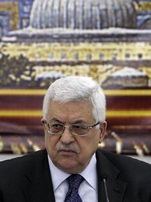 Palestinian president Mahmud Abbas