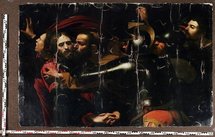 A painting attributed to Italian master Caravaggio A painting attributed to Italian master Caravaggio