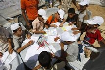 Gunmen set fire to second UN summer camp in Gaza Gunmen set fire to second UN summer camp in Gaza