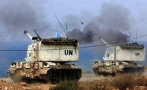 Artillery from the French battalion of the United Nations Interim Force in Lebanon (UNIFIL) take part in an exercise. Artillery from the French battalion of the United Nations Interim Force in Lebanon (UNIFIL) take part in an exercise.