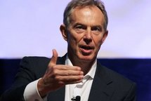 Special envoy for Middle East peace and former British prime minister Tony Blair