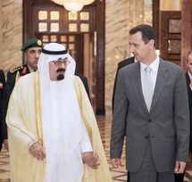 King Abdullah of Saudi Arabia and President Bashar al-Assad