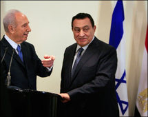 Peres, Mubarak discuss direct Israeli-Palestinian talks