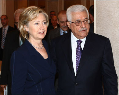 Clinton to meet Abbas late Friday in New York Clinton to meet Abbas late Friday in New York