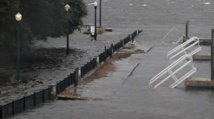 Florence begins strike on US coast with powerful wind, rainfall